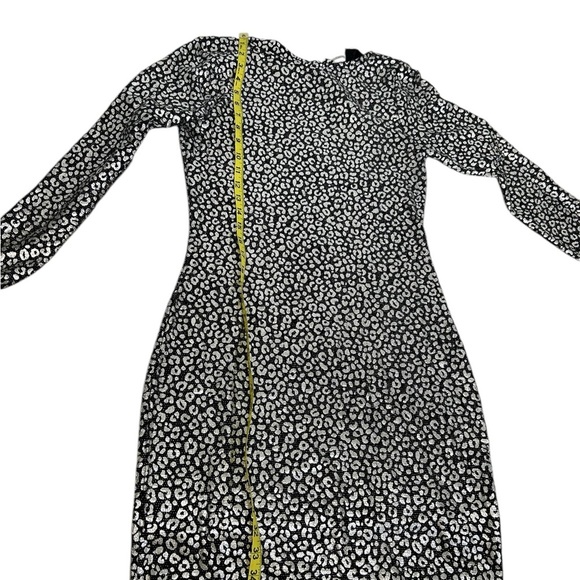 Michael Kors Metallic Leopard Dress NWT NEW REG $125 Medium Cocktail Club - Picture 3 of 13